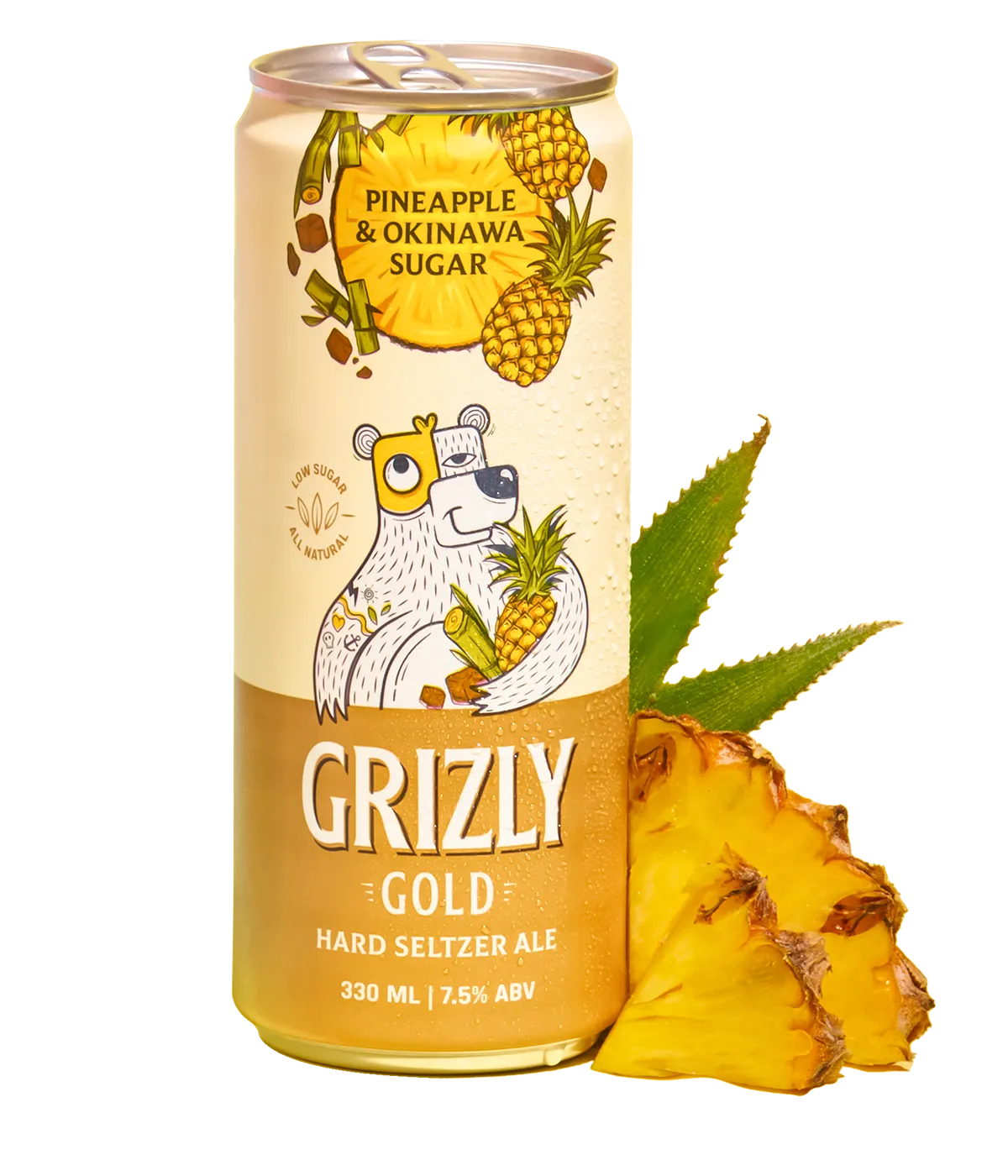 Grizly Gold Pine Apple & Okinawa Sugar Can