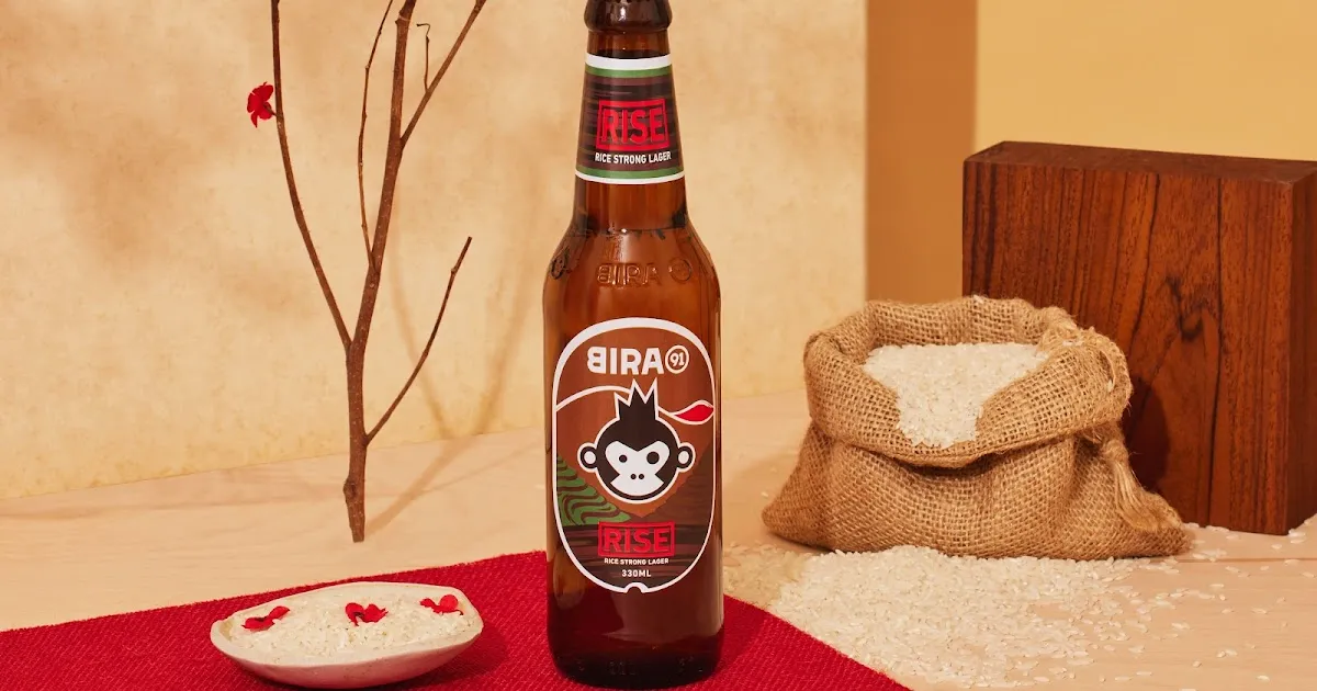 Bira 91 Rise Rice Strong Lager Beer