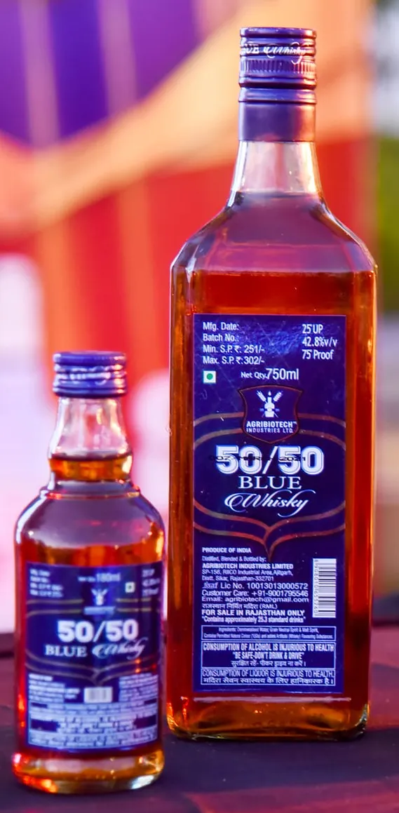 50/50 Blue Whisky