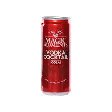 M2 Magic Moments Vodka Cocktail Cola Low Alcoholic Beverage