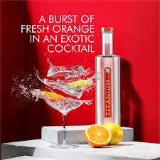 Titanium Triple Distilled Orange Vodka