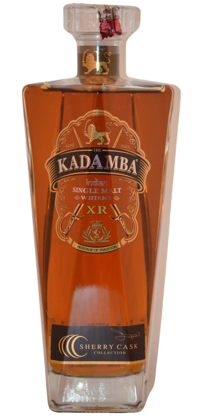 The Kadamba Indian Single Malt Whisky XR Sherry Cask Collection 750ML ...